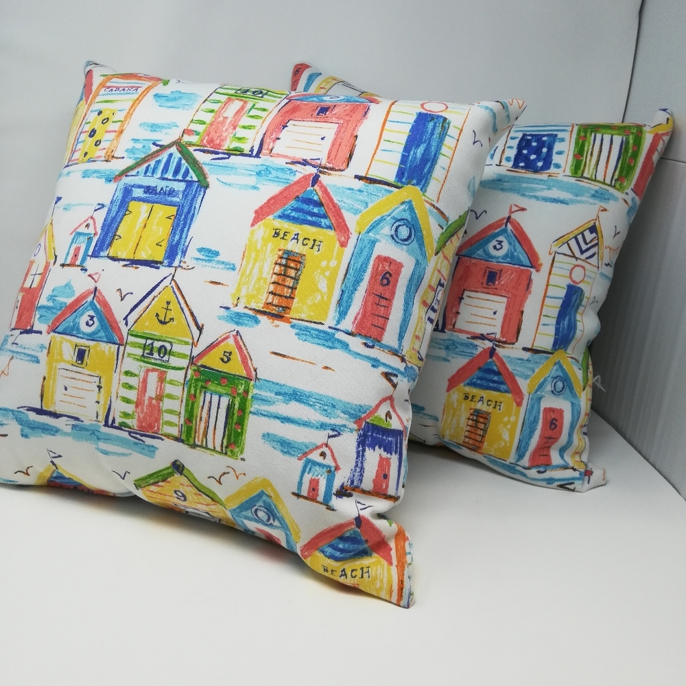 Contemporary multicolored overstuff pillows lrg.